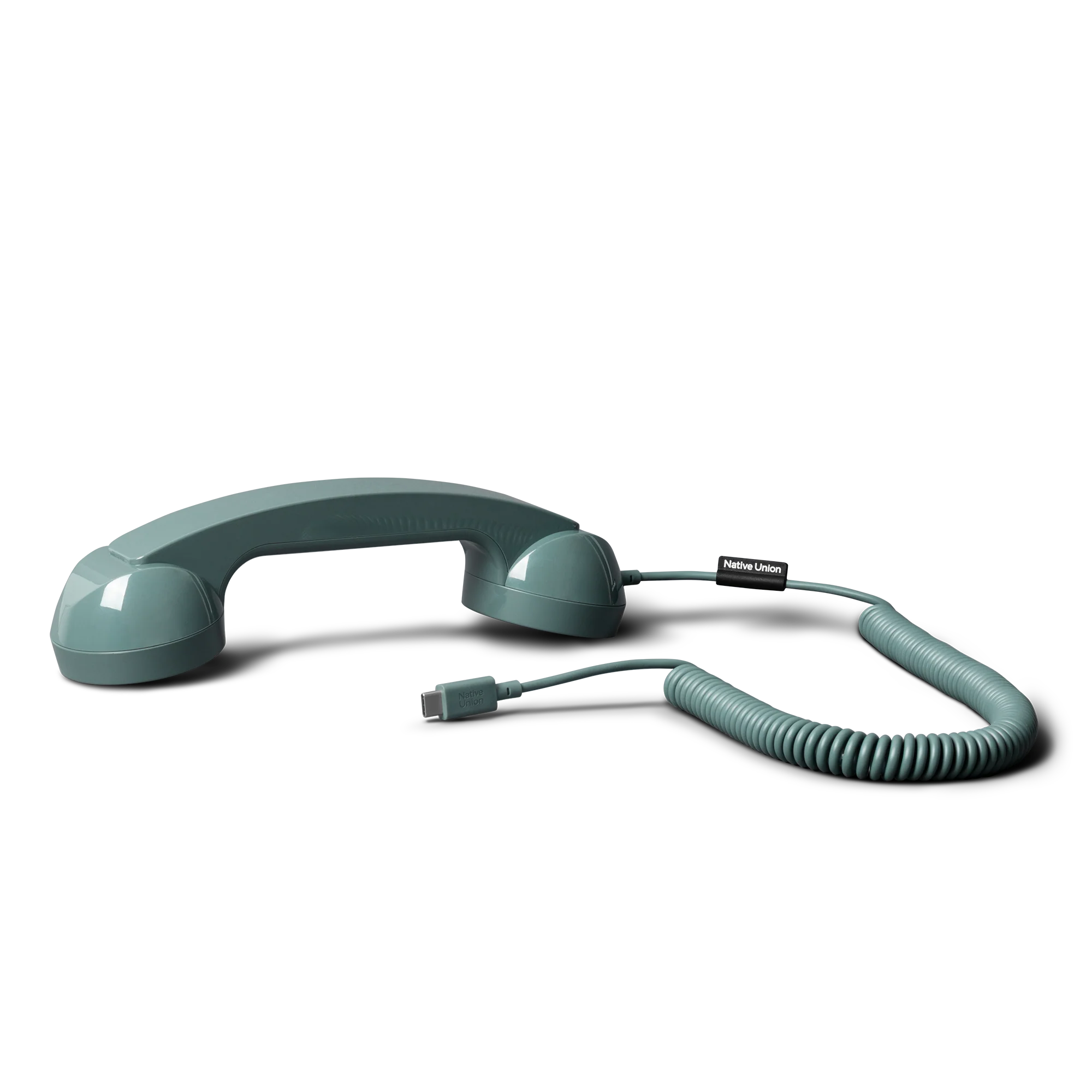 Native Union Pop Phone Retro Telefon Ahizesi - USB-C Destekli, Mikrofonlu ve Hoparlörlü (iPhone, iPad, Samsung S25, Laptop Uyumlu)