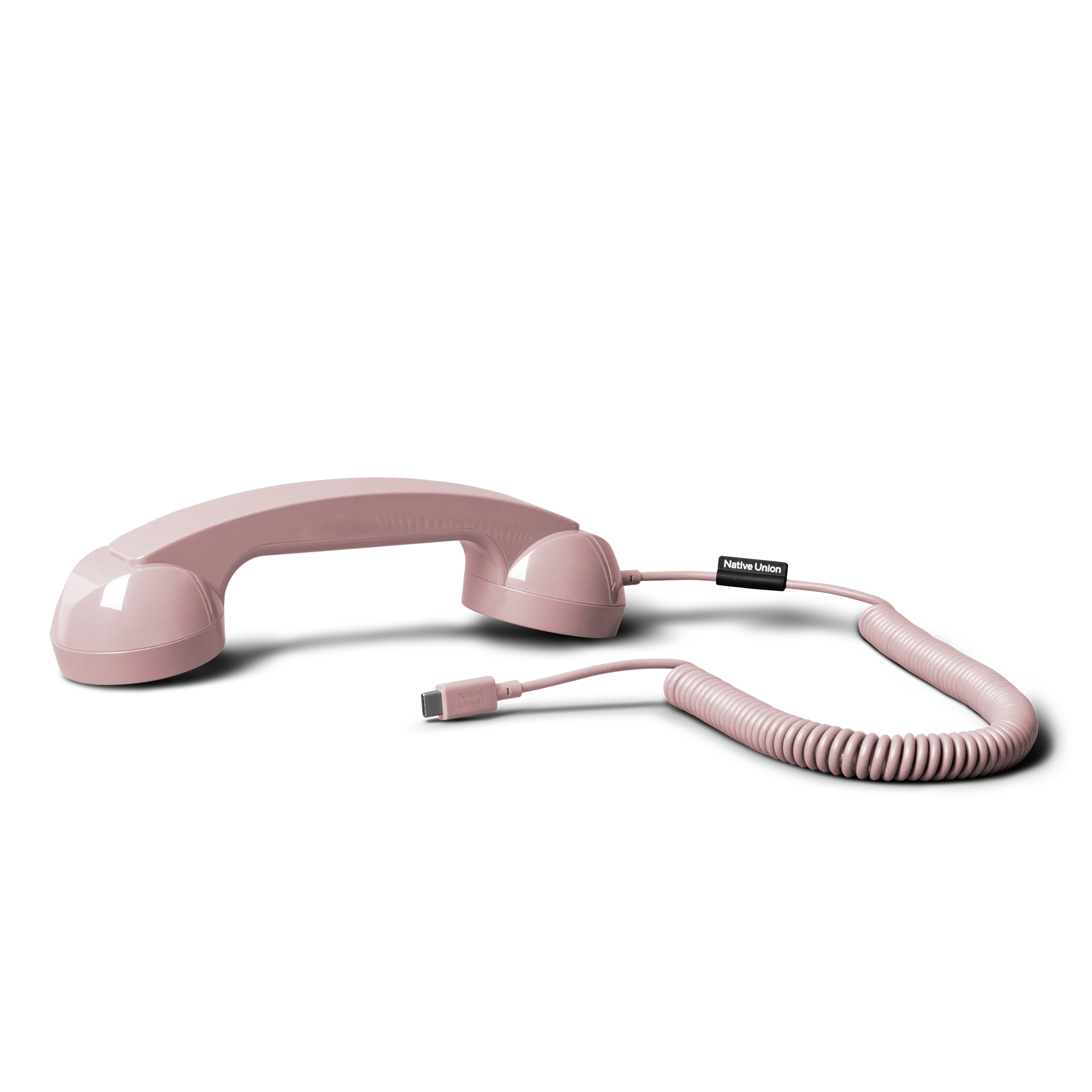 Native Union Pop Phone Retro Telefon Ahizesi - USB-C Destekli, Mikrofonlu ve Hoparlörlü (iPhone, iPad, Samsung S25, Laptop Uyumlu)