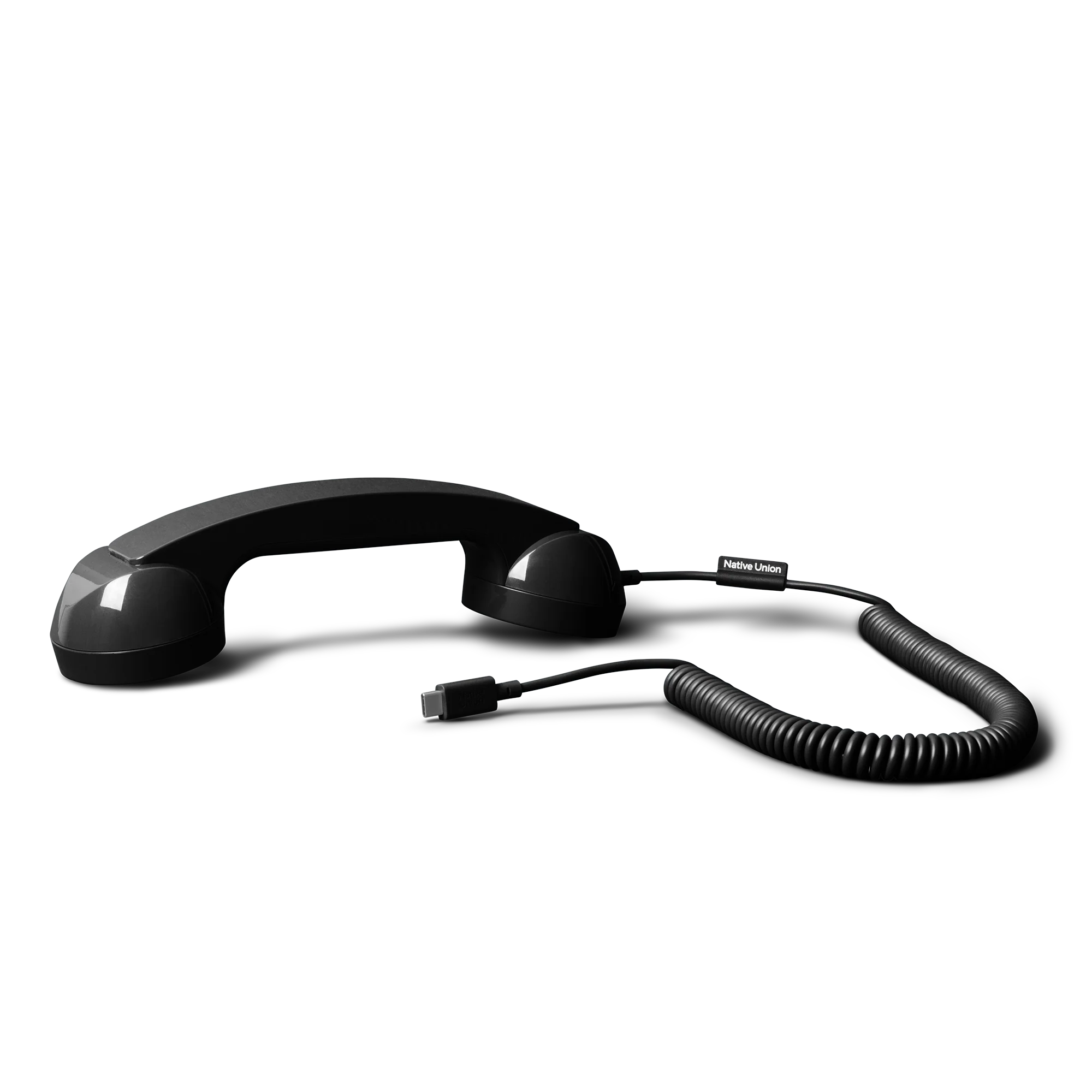 Native Union Pop Phone Retro Telefon Ahizesi - USB-C Destekli, Mikrofonlu ve Hoparlörlü (iPhone, iPad, Samsung S25, Laptop Uyumlu)