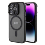 __vg|Siyah|0|3666339157982-01|Apple iPhone 15 Pro Max Kılıf TUMI Orjinal Lisanslı MagSafe Şarj Özellikli Kamera Standlı Buzlu Mat Kapak
