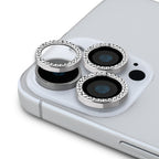 __vg|Gümüş|0|3666339343071-01|Apple iPhone 17 Pro Max Guess Orjinal Lisanslı Rhinestone Taşlı Lens Koruyucu