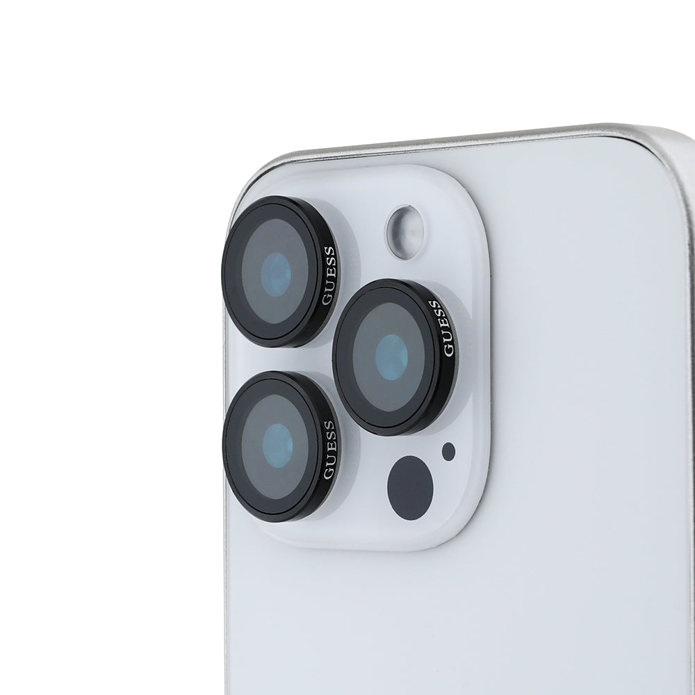 __vg|Siyah|0|3666339343156-01|Apple iPhone 17 Pro Max Guess Orjinal Lisanslı Metal Kamera Lens Koruyucu