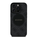 __vg|Siyah|0|3666339426286-01|Apple iPhone 14 Pro Max Kılıf Guess Orjinal Lisanslı MagSafe Şarj Özellikli Yazı Logolu Circle Classic Kapak