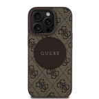 __vg|Kahverengi|0|3666339426439-01|Apple iPhone 14 Pro Max Kılıf Guess Orjinal Lisanslı MagSafe Şarj Özellikli Yazı Logolu Circle Classic Kapak