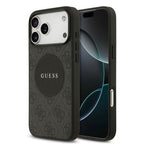 __vg|Siyah|0|3666339489991-01|Apple iPhone 17 Pro Max Kılıf Guess Orjinal Lisanslı MagSafe Şarj Özellikli Yazı Logolu Circle Classic Kapak