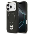 __vg|Siyah|0|3666339496128-01|Apple iPhone 17 Pro Max Kılıf Karl Lagerfeld Orjinal Lisanslı MagSafe Şarj Özellikli Metal Kamera ve Buton Tasarımlı Choupette PU Deri Kapak