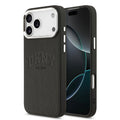__vg|Siyah|0|3666339501396-01|Apple iPhone 17 Pro Max Kılıf DKNY Orjinal Lisanslı MagSafe Şarj Özellikli PU Deri Kabartmalı Kapak