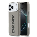__vg|Bej|0|3666339501945-01|Apple iPhone 17 Pro Max Kılıf DKNY Orjinal Lisanslı MagSafe Şarj Özellikli PU Büyük Dikey Logolu Kapak