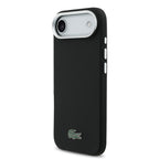 __vg|Siyah|1|3666339511401-02|Apple iPhone 17 Air Kılıf Lacoste Orjinal Lisanslı MagSafe Şarj Özellikli PVC Pike Desenli Arka Yüzey İkonik Timsah Dokuma Logolu Kapak