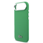 __vg|Yeşil|5|3666339511524-06|Apple iPhone 17 Air Kılıf Lacoste Orjinal Lisanslı MagSafe Şarj Özellikli PVC Pike Desenli Arka Yüzey İkonik Timsah Dokuma Logolu Kapak