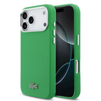 __vg|Yeşil|0|3666339511548-01|Apple iPhone 17 Pro Max Kılıf Lacoste Orjinal Lisanslı MagSafe Şarj Özellikli PVC Pike Desenli Arka Yüzey İkonik Timsah Dokuma Logolu Kapak