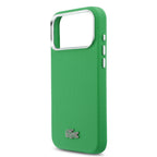 __vg|Yeşil|5|3666339511548-06|Apple iPhone 17 Pro Max Kılıf Lacoste Orjinal Lisanslı MagSafe Şarj Özellikli PVC Pike Desenli Arka Yüzey İkonik Timsah Dokuma Logolu Kapak