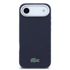 __vg|Lacivert|2|3666339511647-03|Apple iPhone 17 Air Kılıf Lacoste Orjinal Lisanslı MagSafe Şarj Özellikli PVC Pike Desenli Arka Yüzey İkonik Timsah Dokuma Logolu Kapak