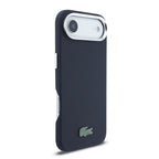 __vg|Lacivert|3|3666339511647-04|Apple iPhone 17 Air Kılıf Lacoste Orjinal Lisanslı MagSafe Şarj Özellikli PVC Pike Desenli Arka Yüzey İkonik Timsah Dokuma Logolu Kapak