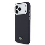 __vg|Lacivert|1|3666339511661-02|Apple iPhone 17 Pro Max Kılıf Lacoste Orjinal Lisanslı MagSafe Şarj Özellikli PVC Pike Desenli Arka Yüzey İkonik Timsah Dokuma Logolu Kapak
