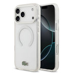 __vg|Beyaz|0|3666339512026-01|Apple iPhone 17 Pro Max Kılıf Lacoste Orjinal Lisanslı MagSafe Şarj Özellikli İkonik Timsah Logolu Buzlu Kapak