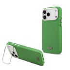__vg|Yeşil|0|3666339513344-01|Apple iPhone 17 Pro Max Kılıf Lacoste Orjinal Lisanslı MagSafe Şarj Özellikli PU Pike Desenli Standlı Metal Logolu Kapak