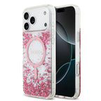 __vg|Pembe|0|3666339524661-01|Apple iPhone 17 Pro Max Kılıf Guess Orjinal Lisanslı MagSafe Şarj Özellikli Transparan Resin Bottom Kapak