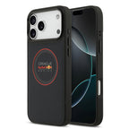 __vg|Siyah|0|3666339526849-01|Apple iPhone 17 Pro Max Kılıf Redbull Orjinal Lisanslı MagSafe Şarj Özellikli Kırmızı Halka ve Logo Kabartmalı PU Deri Kapak