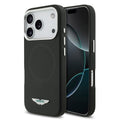 __vg|Siyah|0|3666339533243-01|Apple iPhone 17 Pro Max Kılıf Aston Martin Orjinal Lisanslı MagSafe Şarj Özellikli Metal Logolu PU Deri Kapak