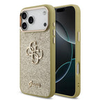 __vg|Gold|0|3666339558420-01|Apple iPhone 17 Pro Max Kılıf Guess Orjinal Lisanslı 4G Büyük Metal Kamera Çerçeveli ve Logolu Glitter Kapak