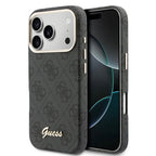 __vg|Siyah|0|3666339584955-01|Apple iPhone 17 Pro Max Kılıf Guess Orjinal Lisanslı MagSafe Şarj Özellikli Script Yazı Logolu 4G Desenli Kapak