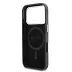 __vg|Siyah|6|3666339584955-07|Apple iPhone 17 Pro Max Kılıf Guess Orjinal Lisanslı MagSafe Şarj Özellikli Script Yazı Logolu 4G Desenli Kapak