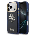 __vg|Mavi|0|3666339590550-01|Apple iPhone 17 Pro Max Kılıf Guess Orjinal Lisanslı Yazı ve 4G Büyük Metal Logolu Silikon Kapak
