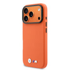 __vg|Turuncu|1|3666339595265-02|Apple iPhone 17 Pro Max Kılıf BMW Orjinal Lisanslı MagSafe Şarj Özellikli Standlı Metal Kamera Çerçeveli M Logolu PU Deri Kapak