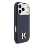 __vg|Lacivert|3|3666339597429-04|Apple iPhone 17 Pro Max Kılıf Karl Lagerfeld Orjinal Lisanslı MagSafe Şarj Özellikli Gold Kamera Çerçeveli KHEAD Metal Logolu PU Deri Kapak