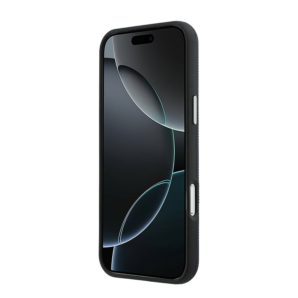 __vg|Lacivert|4|3666339610869-05|Apple iPhone 17 Pro Max Kılıf Lacoste Orjinal Lisanslı MagSafe Şarj Özellikli PVC Yarı Pike Desenli Arka Yüzey İkonik Timsah Dokuma Logolu Kapak