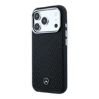 __vg|Siyah|1|3666339617936-02|Apple iPhone 17 Pro Max Kılıf Mercedes Benz Orjinal Lisanslı MagSafe Şarj Özellikli 3D Metal Logolu Wrap Wood Deri Kapak