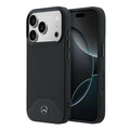 __vg|Siyah|0|3666339618636-01|Apple iPhone 17 Pro Max Kılıf Mercedes Benz Orjinal Lisanslı MagSafe Şarj Özellikli 3D Metal Logolu Wood Deri Dokumalı Kapak