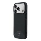 __vg|Siyah|1|3666339618636-02|Apple iPhone 17 Pro Max Kılıf Mercedes Benz Orjinal Lisanslı MagSafe Şarj Özellikli 3D Metal Logolu Wood Deri Dokumalı Kapak