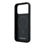 __vg|Siyah|6|3666339619077-07|Apple iPhone 17 Pro Max Kılıf Mercedes Benz Orjinal Lisanslı MagSafe Şarj Özellikli Metal Yıldız Logolu Kabartmalı Deri Kapak