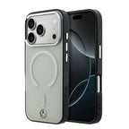 __vg|Bej|0|3666339619510-01|Apple iPhone 17 Pro Max Kılıf Mercedes Benz Orjinal Lisanslı MagSafe Şarj Özellikli Saydam Yüzey İkonik 3D Metal Logolu Kapak