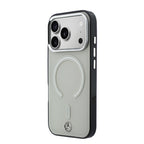 __vg|Bej|1|3666339619510-02|Apple iPhone 17 Pro Max Kılıf Mercedes Benz Orjinal Lisanslı MagSafe Şarj Özellikli Saydam Yüzey İkonik 3D Metal Logolu Kapak