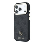 __vg|Siyah|1|3666339630799-02|Apple iPhone 17 Pro Max Kılıf Guess Orjinal Lisanslı MagSafe Şarj Özellikli Small 4G Classic Logolu Kapak