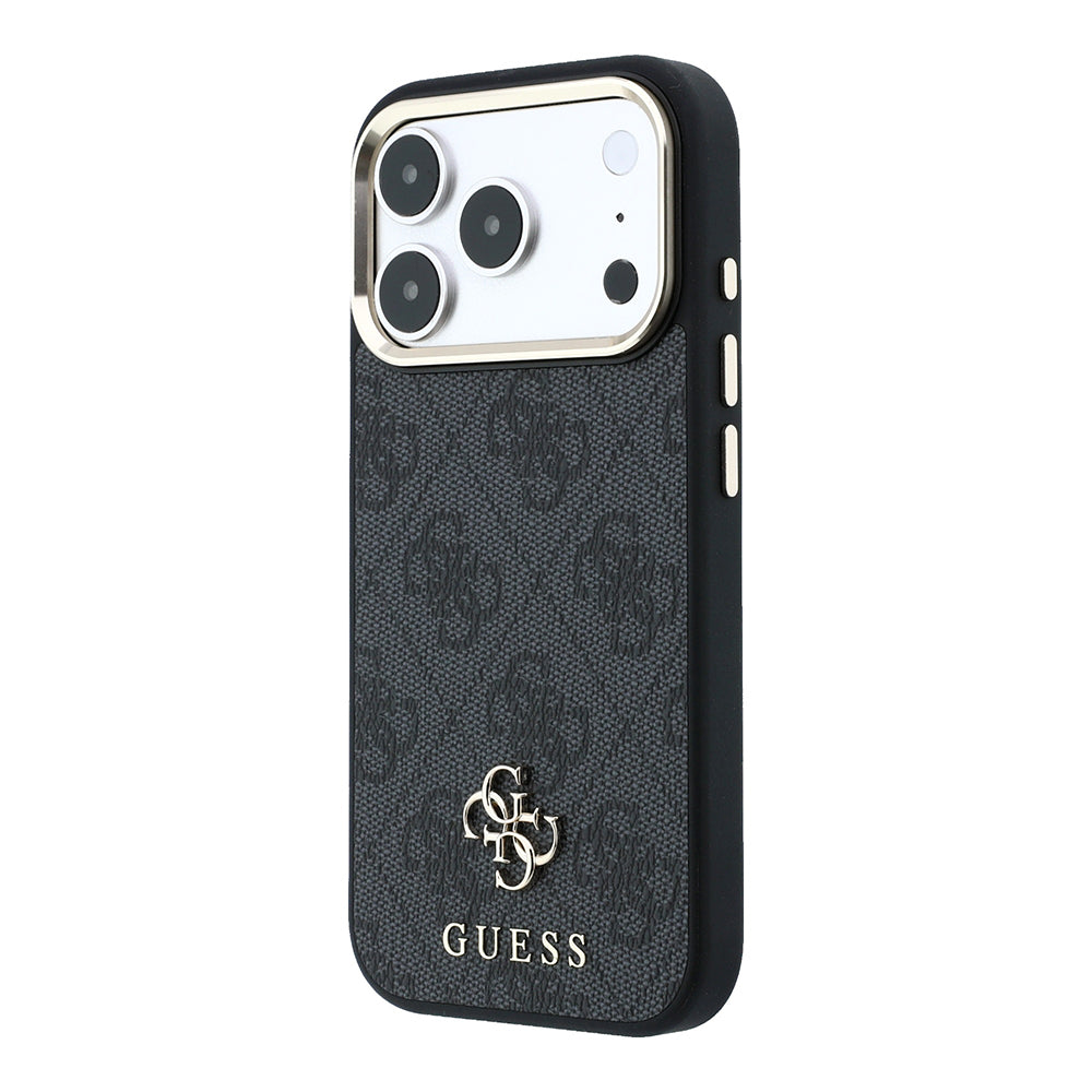 __vg|Siyah|1|3666339630799-02|Apple iPhone 17 Pro Max Kılıf Guess Orjinal Lisanslı MagSafe Şarj Özellikli Small 4G Classic Logolu Kapak