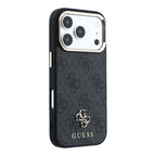 __vg|Siyah|3|3666339630799-04|Apple iPhone 17 Pro Max Kılıf Guess Orjinal Lisanslı MagSafe Şarj Özellikli Small 4G Classic Logolu Kapak