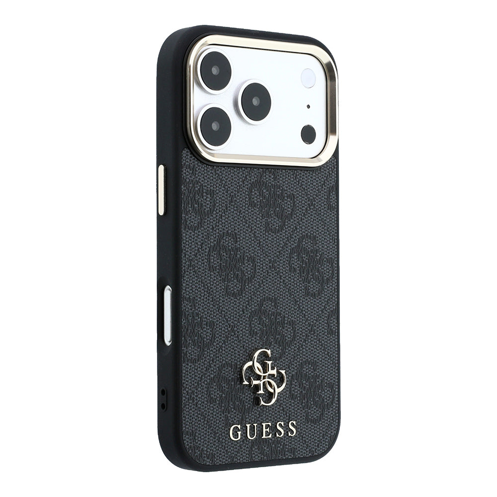__vg|Siyah|3|3666339630799-04|Apple iPhone 17 Pro Max Kılıf Guess Orjinal Lisanslı MagSafe Şarj Özellikli Small 4G Classic Logolu Kapak