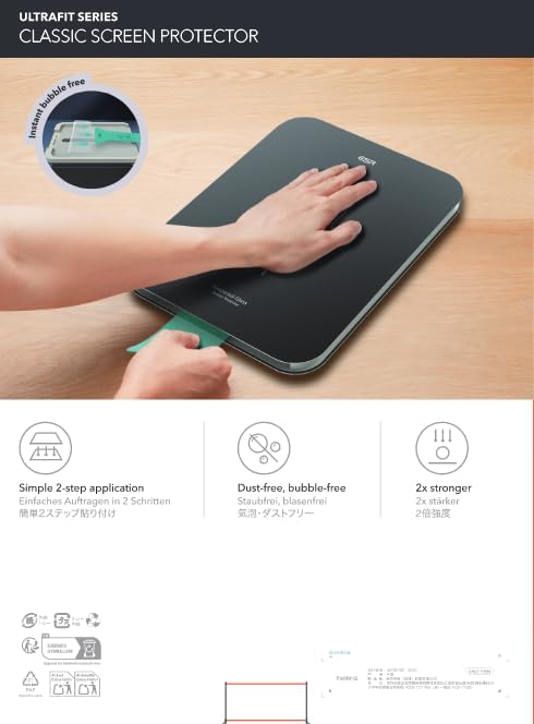 iPad Air 11” için ESR UltraFit Ekran Koruyucu (2’li)