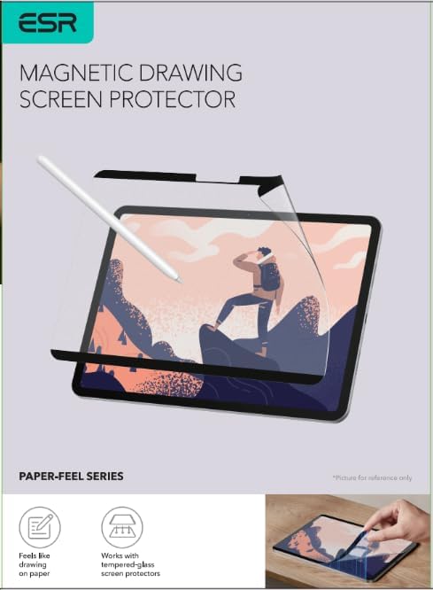 ESR iPad Air 11” Manyetik Paper-Feel Ekran Koruyucu – İnce & Tepkisel