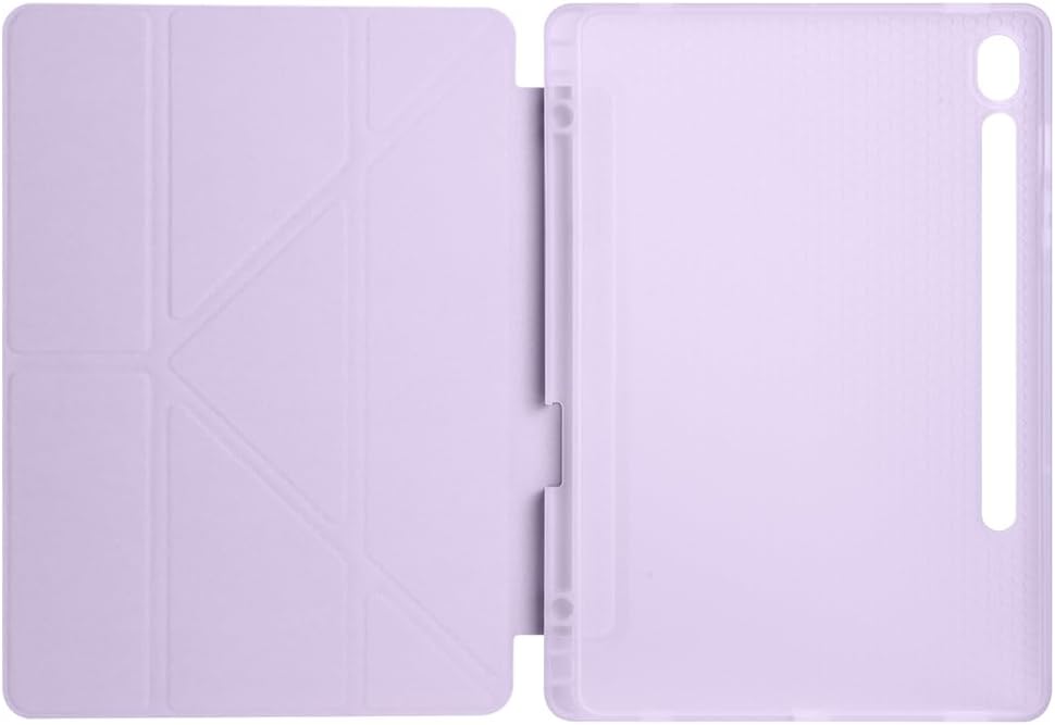 Samsung Galaxy Tab S10 FE Plus 13.1 inç Uyumlu Tablet Kılıfı – Kalem Bölmeli, Standlı, Tri-Folding Akıllı Kapak, Manyetik Otomatik Uyku/Uyanma Özellikli, İnce ve Dayanıklı Koruma (Bordo)