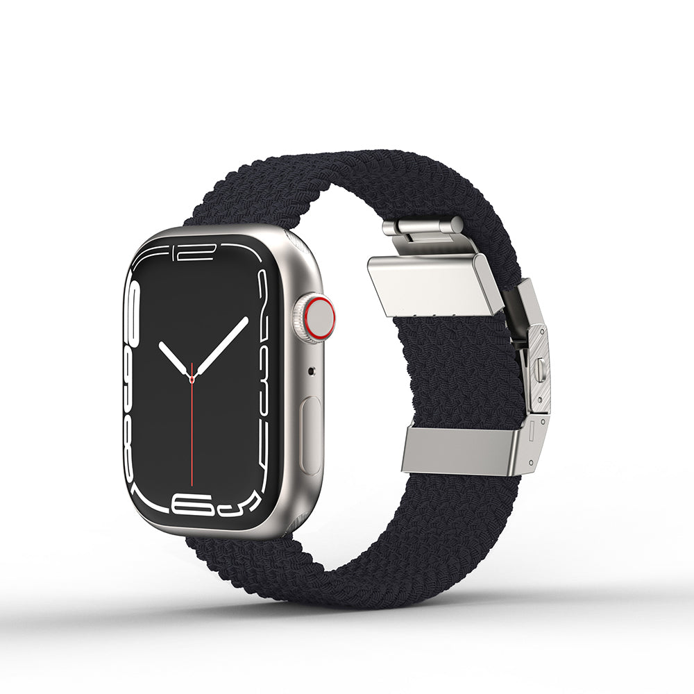 __vg|Siyah|0|4892878077170-01|Apple Watch 38mm Amazingthing Titan Weave Örgü Sport Kordon