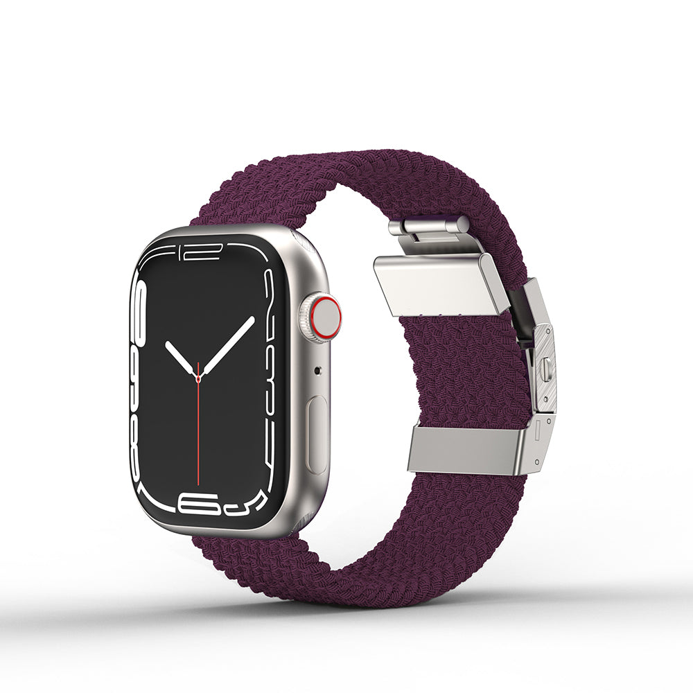 __vg|Mor|0|4892878077200-01|Apple Watch 38mm Amazingthing Titan Weave Örgü Sport Kordon