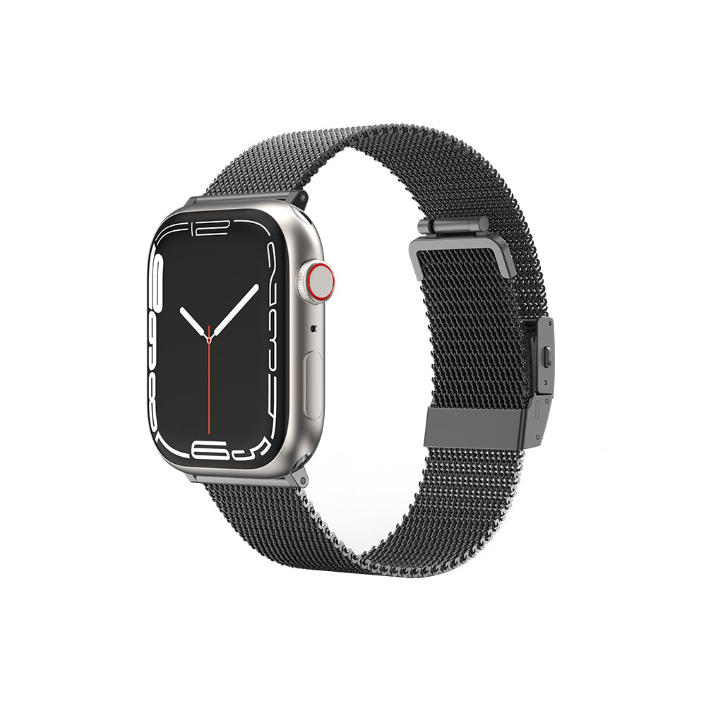 __vg|Siyah|0|4892878077217-01|Apple Watch 38mm Amazingthing Titan Metal Hasır Kordon