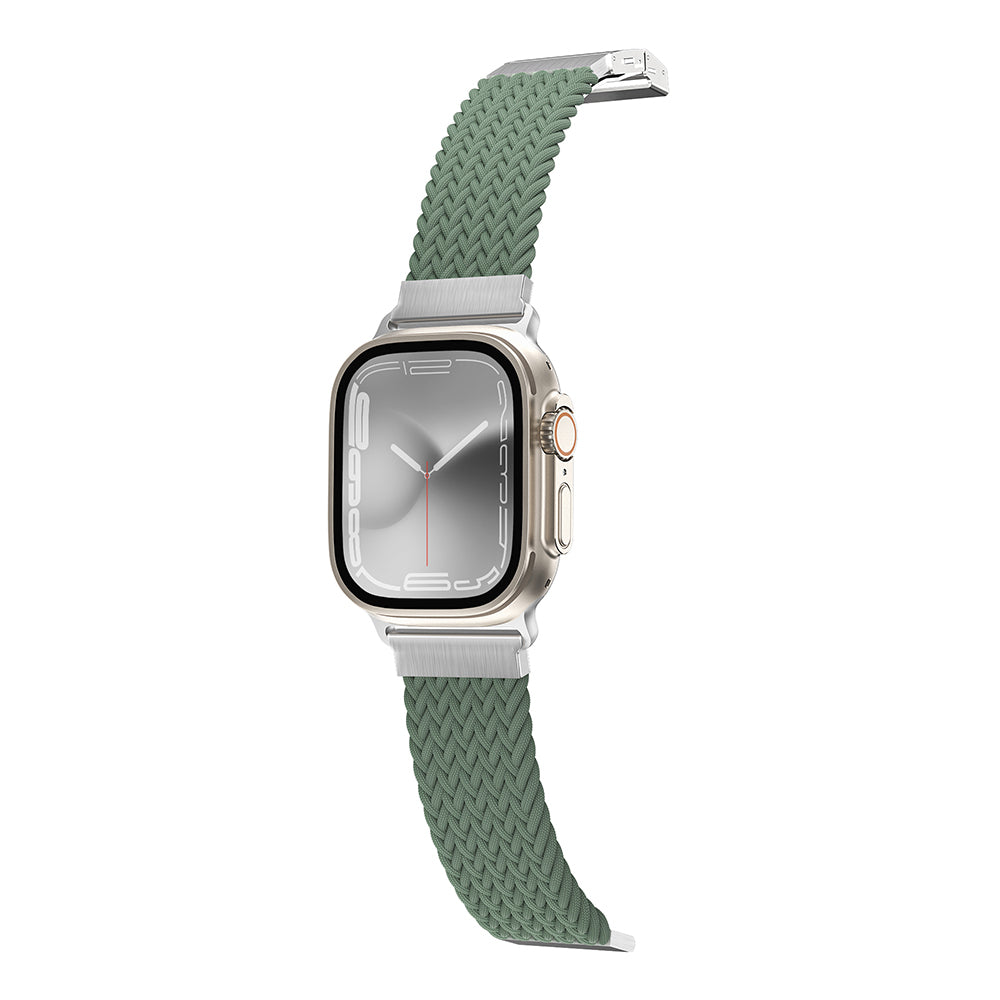 __vg|Koyu Yeşil|0|4892878077415-01|Apple Watch Ultra 49mm Amazingthing Titan Weave 2 Sport Örgü Kordon