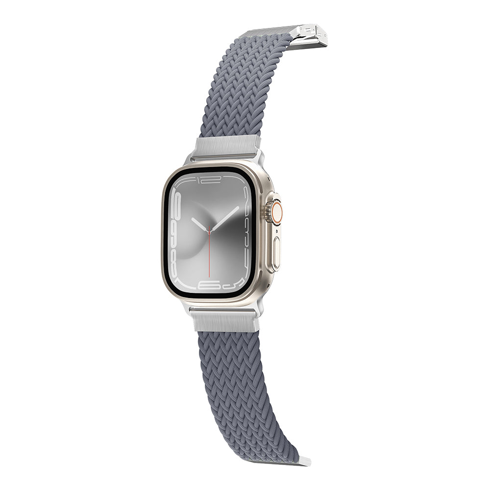 __vg|Gri|0|4892878077477-01|Apple Watch 7 41mm Amazingthing Titan Weave 2 Sport Örgü Kordon