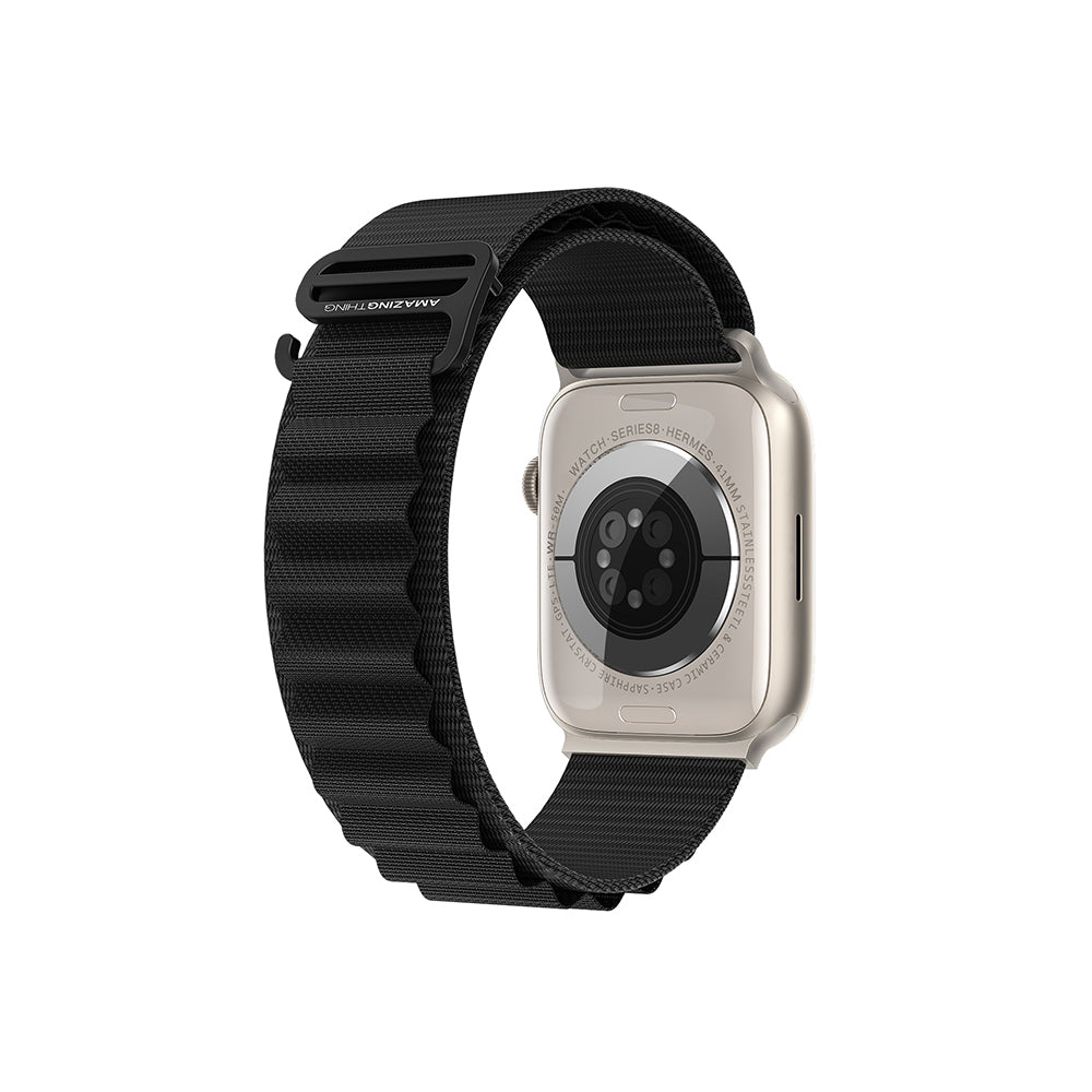 __vg|Siyah|0|4892878077675-01|Apple Watch 7 45mm Amazingthing Titan Spor Hasır Kordon